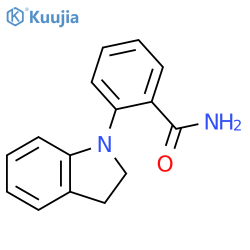 Benzamide, 2-(2,3-dihydro-1H-indol-1-yl)- structure