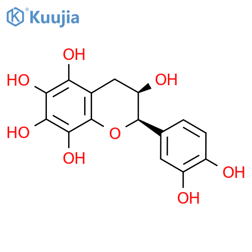 3,3',4',5,6,7,8-Heptahydroxyflavan; (2R,3R)-form structure