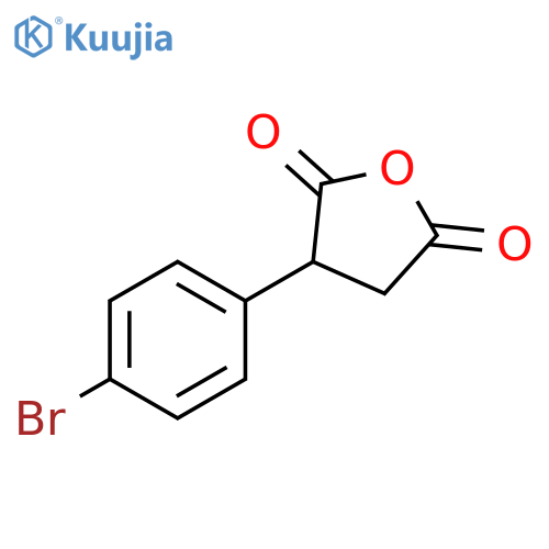 3-(4-bromophenyl)oxolane-2,5-dione structure