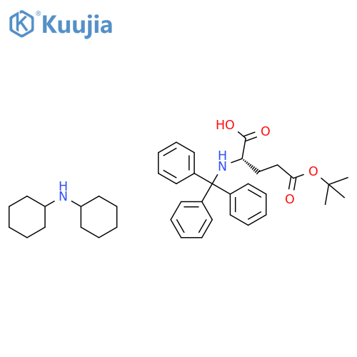 Trt-Glu(OtBu)-OH·DCHA structure