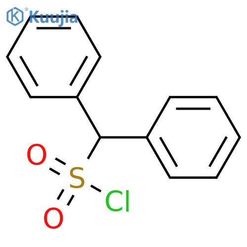 Diphenylmethanesulfonyl chloride structure