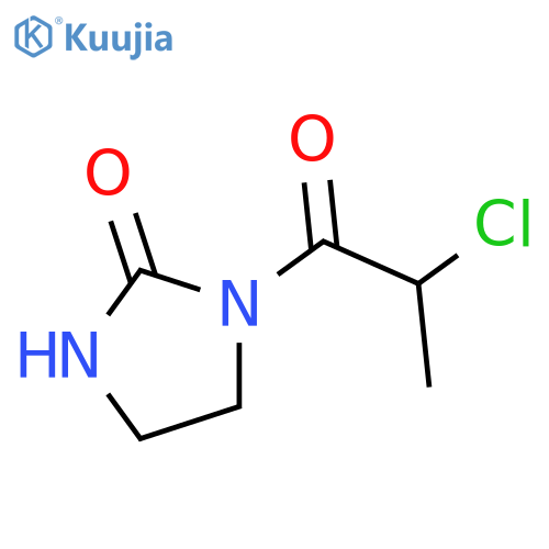 1-(2-chloropropanoyl)imidazolidin-2-one structure