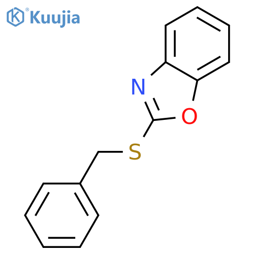 Benzoxazole, 2-[(phenylmethyl)thio]- structure
