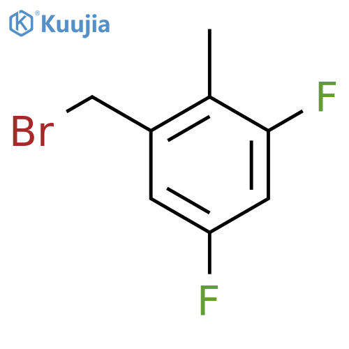 1-(Bromomethyl)-3,5-difluoro-2-methylbenzene structure