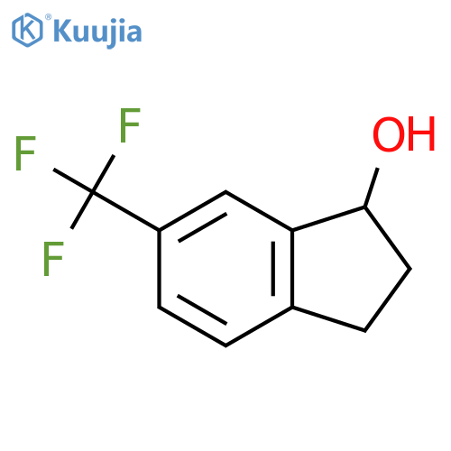 6-(Trifluoromethyl)-2,3-dihydro-1H-inden-1-OL structure