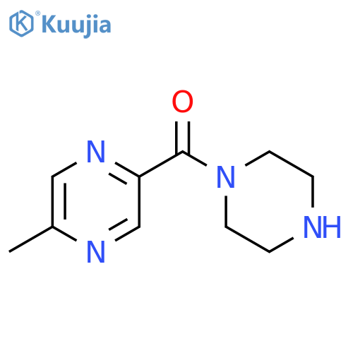 2-methyl-5-(piperazine-1-carbonyl)pyrazine structure