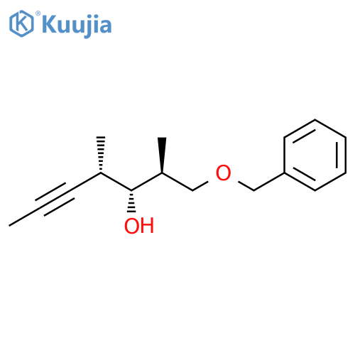 5-Heptyn-3-ol, 2,4-dimethyl-1-(phenylmethoxy)-, (2S,3R,4S)- structure