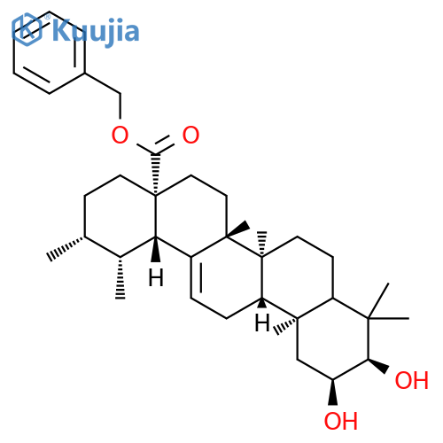 Corosolic acid benzyl ester structure