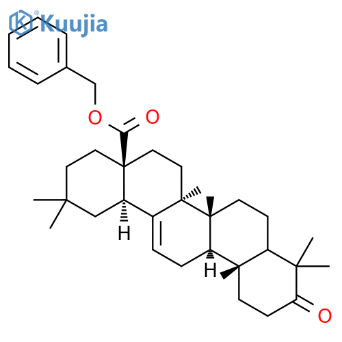 Oleanonic acid benzyl ester structure