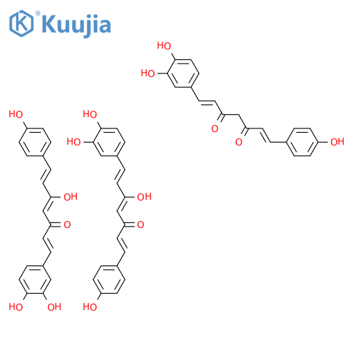 1,6-Heptadiene-3,5-dione,1-(3,4-dihydroxyphenyl)-7-(4-hydroxyphenyl)-, (1E,6E)- structure
