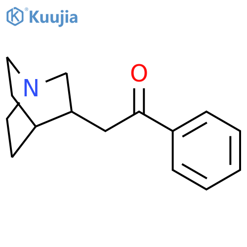 Ethanone, 2-(1-azabicyclo[2.2.2]oct-3-yl)-1-phenyl- structure
