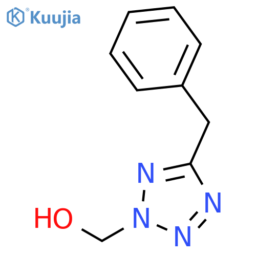 2H-Tetrazole-2-methanol, 5-(phenylmethyl)- structure