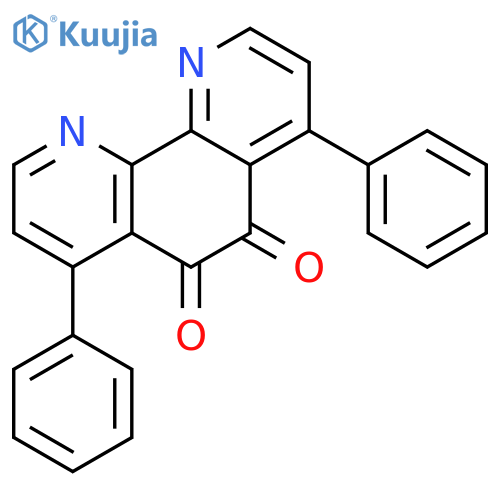 1,10-PHENANTHROLINE-5,6-DIONE, 4,7-DIPHENYL- structure