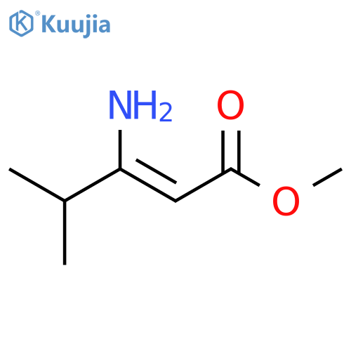 methyl 3-amino-4-methylpent-2-enoate structure