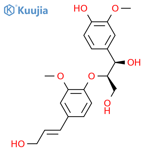 threo-Guaiacylglycerol beta-coniferyl ether structure