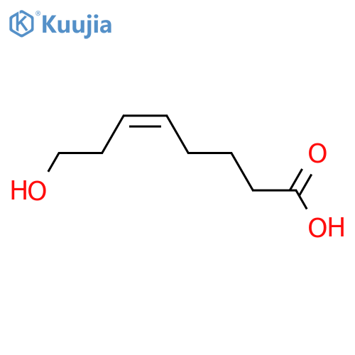 5-OCTENOIC ACID, 8-HYDROXY-, (Z)- structure