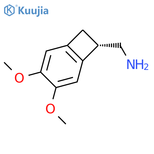 [(7S)-3,4-dimethoxybicyclo[4.2.0]octa-1,3,5-trien-7-yl]methanamine structure