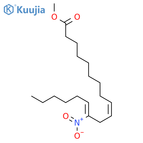 9,12-OCTADECADIENOIC ACID, 12-NITRO-, METHYL ESTER, (9Z,12Z)- structure