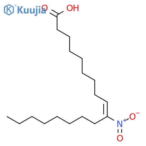 9-OCTADECENOIC ACID, 10-NITRO-, (9Z)- structure