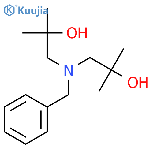2-Propanol, 1,1'-[(phenylmethyl)imino]bis[2-methyl- structure