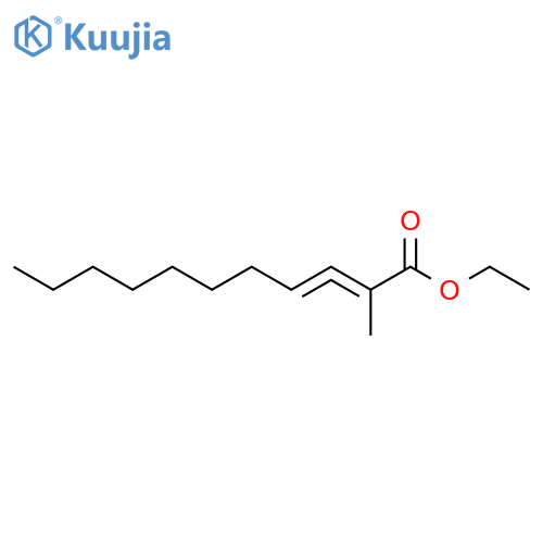 2,3-Undecadienoic acid, 2-methyl-, ethyl ester structure