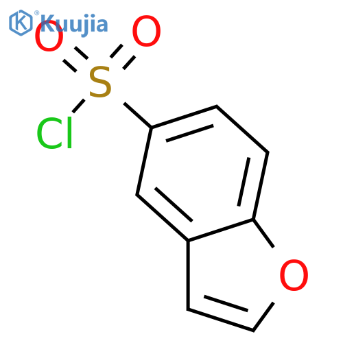 Benzofuran-5-sulfonyl chloride structure