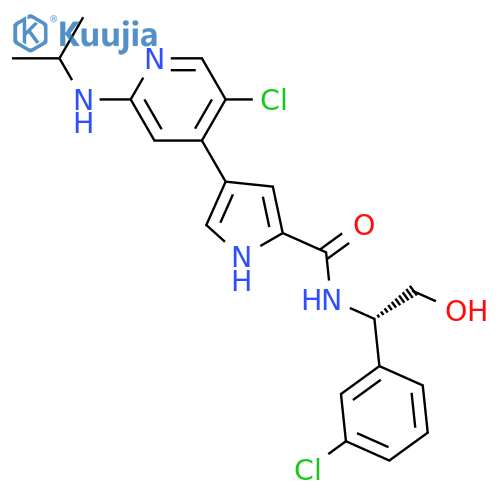 Ulixertinib structure