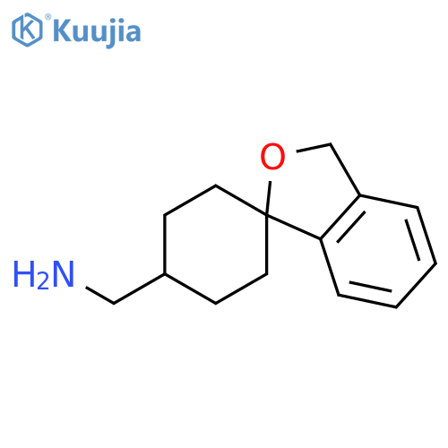 SPIRO[CYCLOHEXANE-1,1'(3'H)-ISOBENZOFURAN]-4-METHANAMINE structure