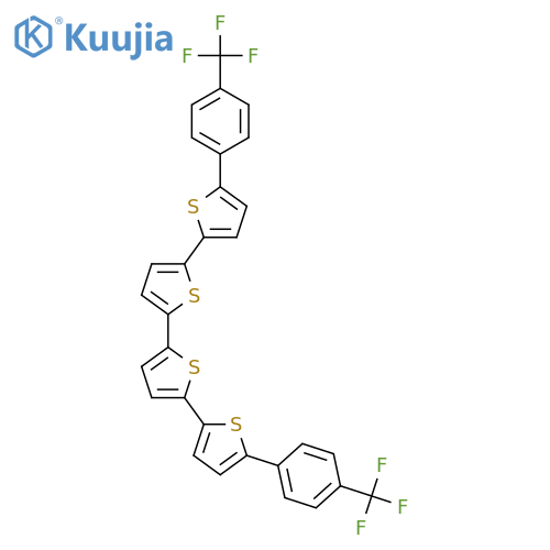 2,2':5',2'':5'',2'''-QUATERTHIOPHENE, 5,5'''-BIS[4-(TRIFLUOROMETHYL)PHENYL]- structure