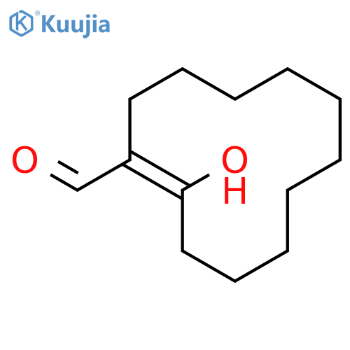 1-Cyclododecene-1-carboxaldehyde, 2-hydroxy- structure