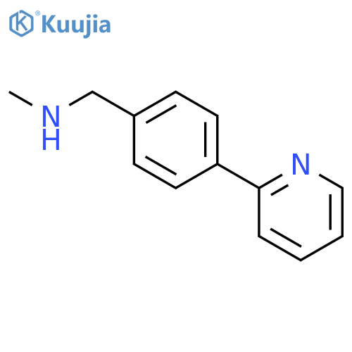 N-methyl-N-(4-pyridin-2-ylbenzyl)amine structure