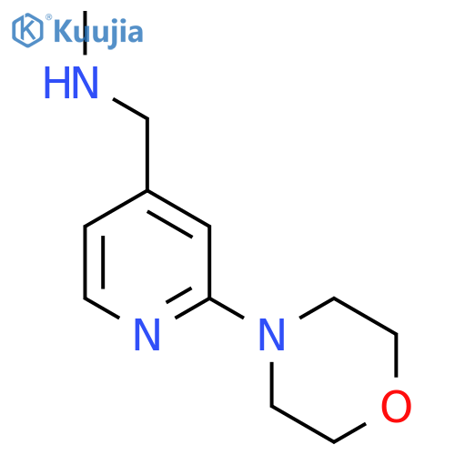 4-Pyridinemethanamine,N-methyl-2-(4-morpholinyl)- structure