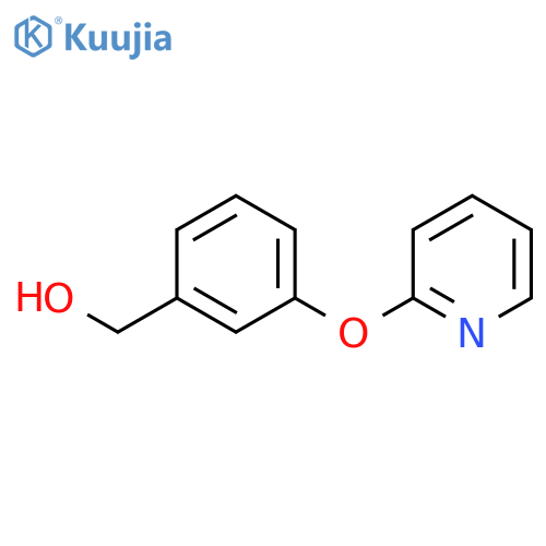 [3-(pyridin-2-yloxy)phenyl]methanol structure