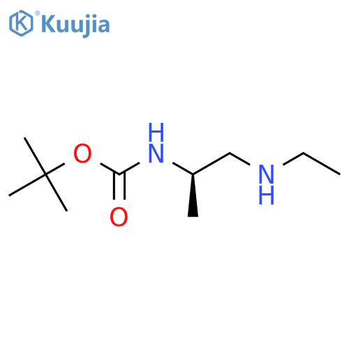 (R)-tert-Butyl (1-(ethylamino)propan-2-yl)carbamate structure