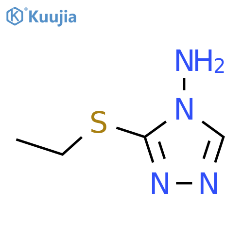 3-(ethylsulfanyl)-4H-1,2,4-triazol-4-amine structure