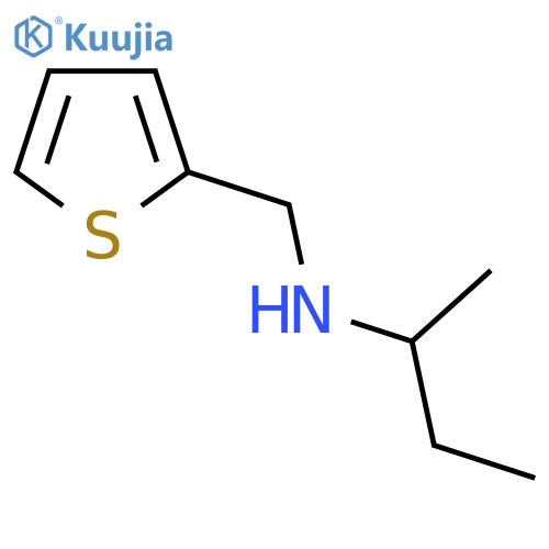 N-(Thiophen-2-ylmethyl)butan-2-amine structure