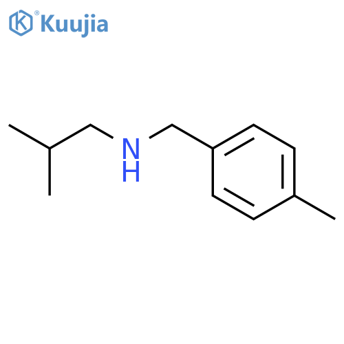 2-methyl-N-(4-methylbenzyl)-1-propanamine hydrochloride structure