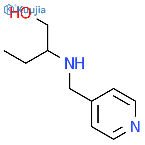 2-{[(pyridin-4-yl)methyl]amino}butan-1-ol structure