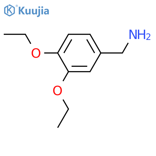 1-(3,4-Diethoxyphenyl)methanamine structure