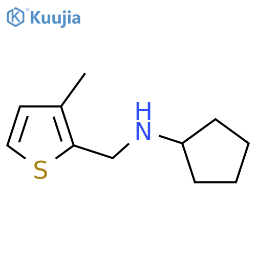 N-(3-Methyl-2-thienyl)methylcyclopentanamine Hydrochloride structure
