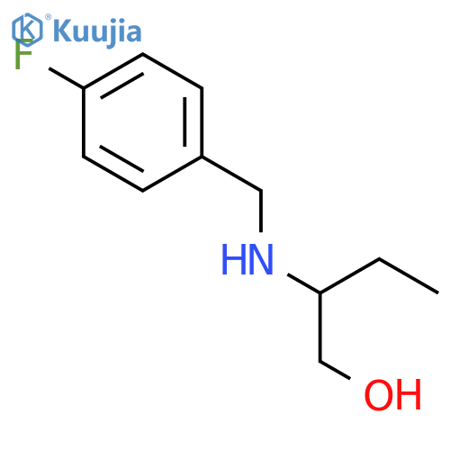 2-((4-Fluorobenzyl)amino)butan-1-ol structure