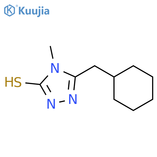 5-(Cyclohexylmethyl)-4-methyl-4H-1,2,4-triazole-3-thiol structure