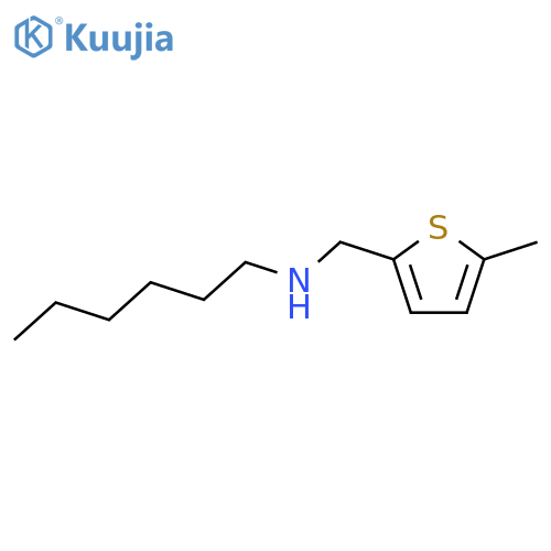N-[(5-methylthien-2-yl)methyl]hexan-1-amine structure