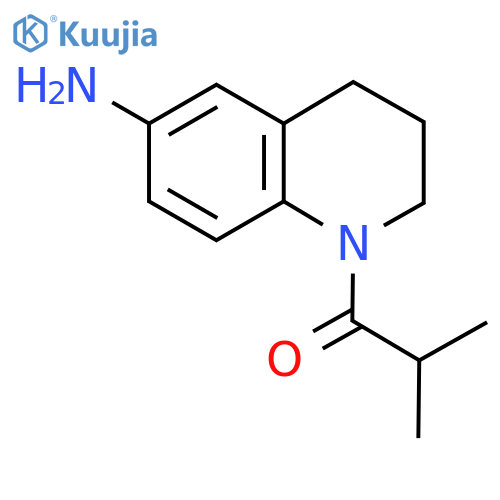 1-(6-amino-1,2,3,4-tetrahydroquinolin-1-yl)-2-methylpropan-1-one structure