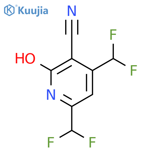 4,6-bis(difluoromethyl)-2-hydroxypyridine-3-carbonitrile structure