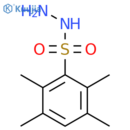 2,3,5,6-Tetramethylbenzenesulfonohydrazide structure