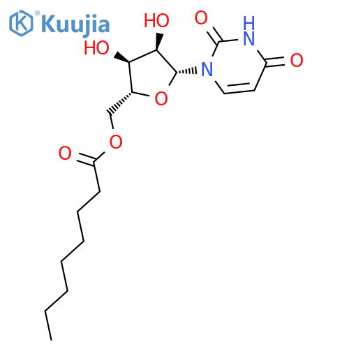 URIDINE, 5'-OCTANOATE structure