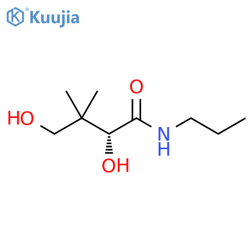 Butanamide, 2,4-dihydroxy-3,3-dimethyl-N-propyl-, (2R)- structure