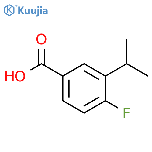 4-Fluoro-3-isopropylbenzoic acid structure