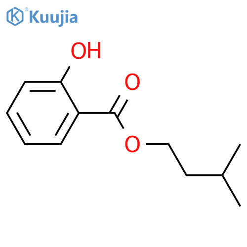 Isoamyl salicylate structure